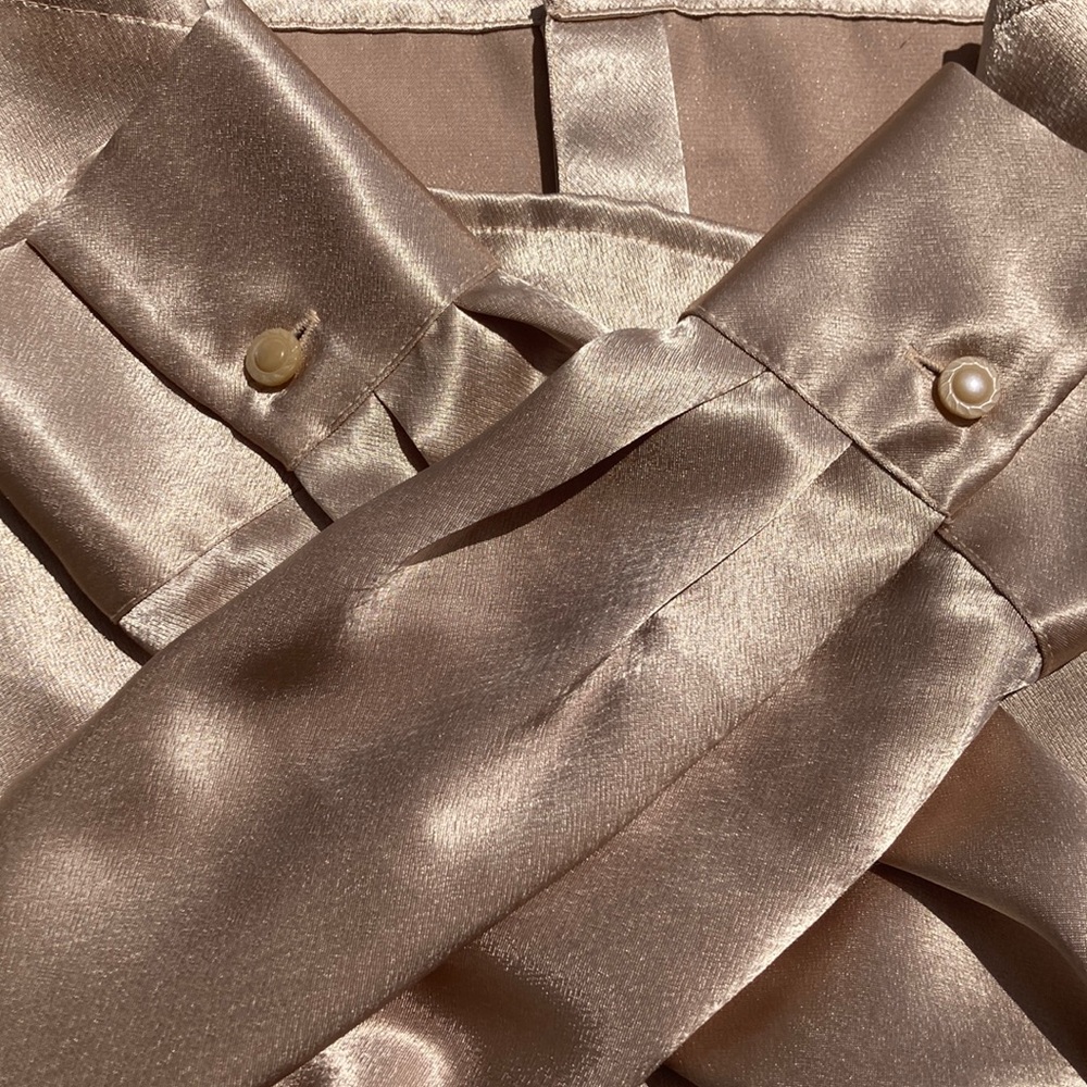 Golden Silk Button Down